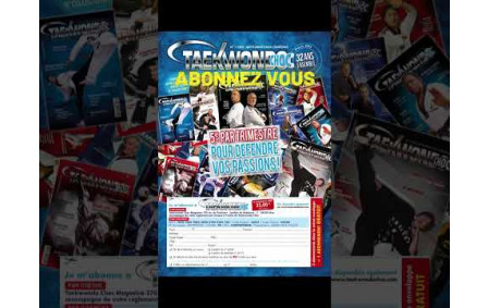 NOUVEAU MAG N°123 SPECIAL KTAEKWONDO